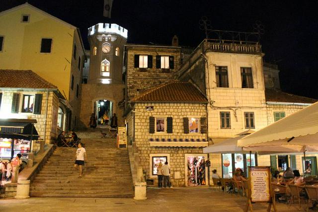 The main square, Herceg Novi